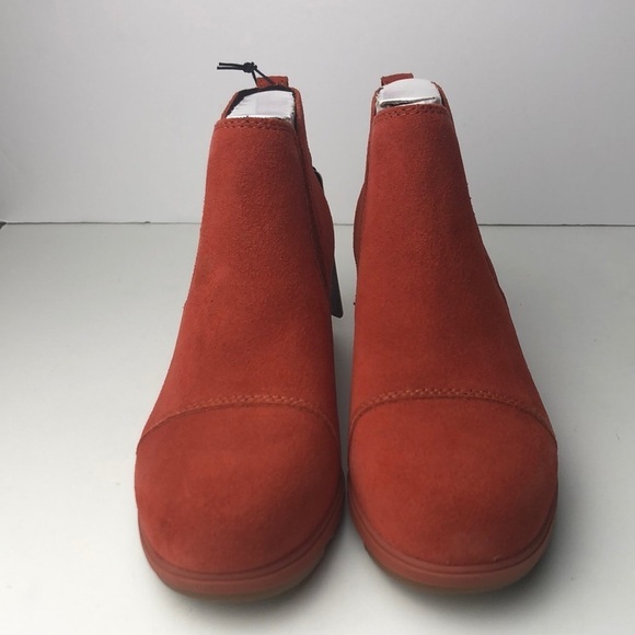 NEW Sorel Evie Pull On Short Wedge Ankle Boots - Picture 3 of 10